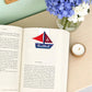 Stratford Sailboat - Magnetic Bookmark - 3-in - Mellow Monkey