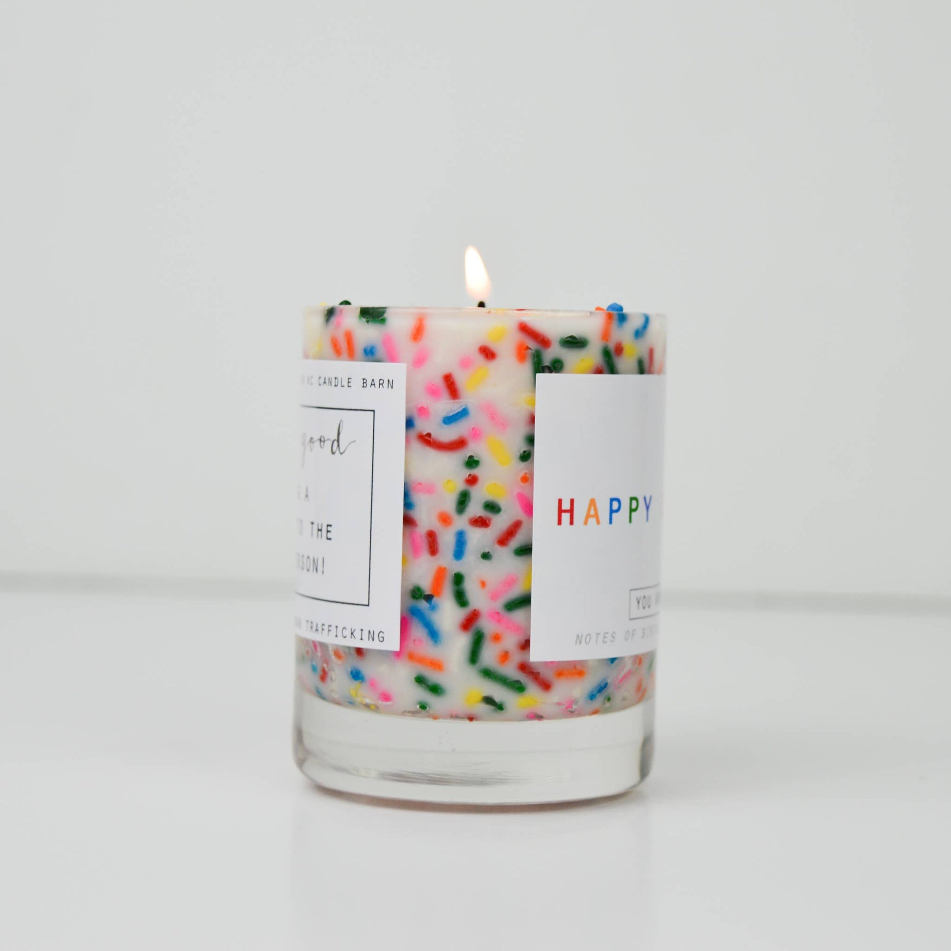 Mini Happy Birthday Candle - Mellow Monkey