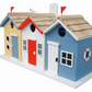 Brighton Beach Huts Birdhouse - Mellow Monkey