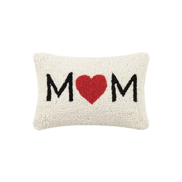 Mom Heart Hook Pillow - - Mellow Monkey