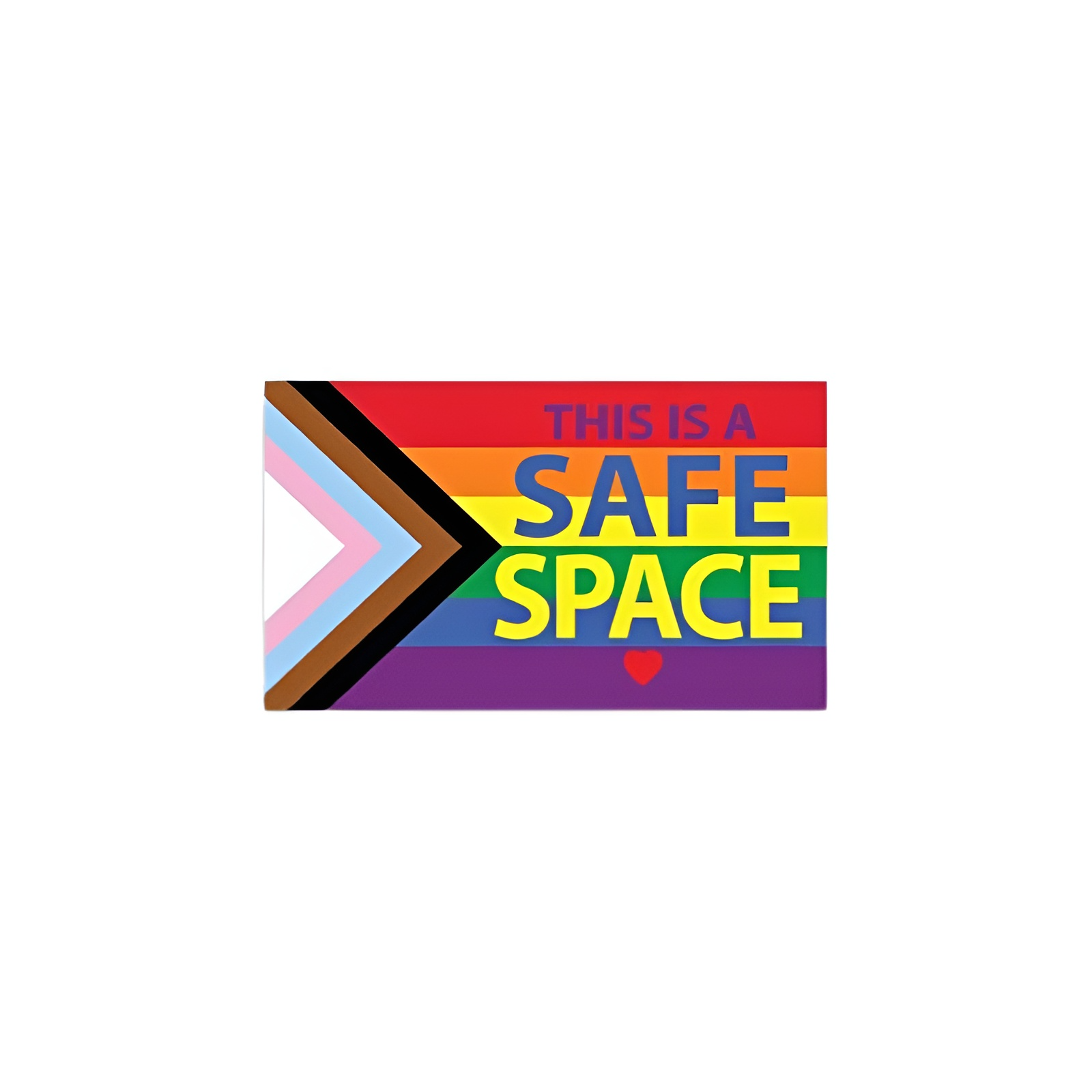 Daniel Quasar Safe Space Rainbow Flag Decal - Mellow Monkey
