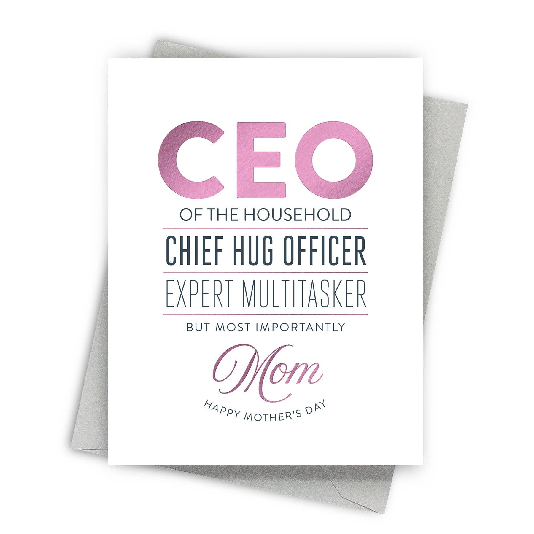 CEO Mom - Mother's Day Card - Mellow Monkey