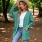 Textured Knit Open Front Cardigan with Pocket - Canton