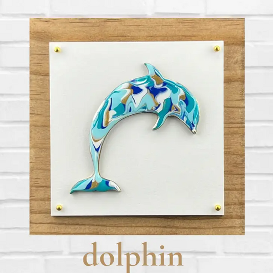 Dolphin Resin Art - 5 1/2'' - Mellow Monkey