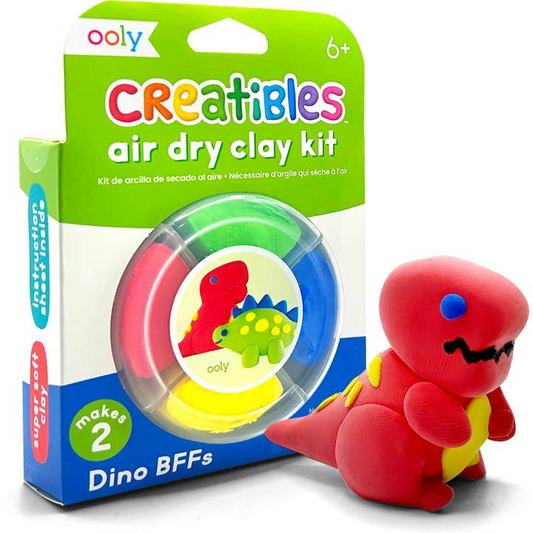 Dino Pals - Creatibles Air Dry Clay BFFs Kit - Mellow Monkey