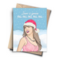 Snow Is Gonna Fall, Fall, Fall, Fall, Fall - Christmas Greeting Card - Mellow Monkey