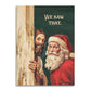 We Saw That - Santa & Jesus Funny Christmas Card Guilt Trip - Mellow Monkey