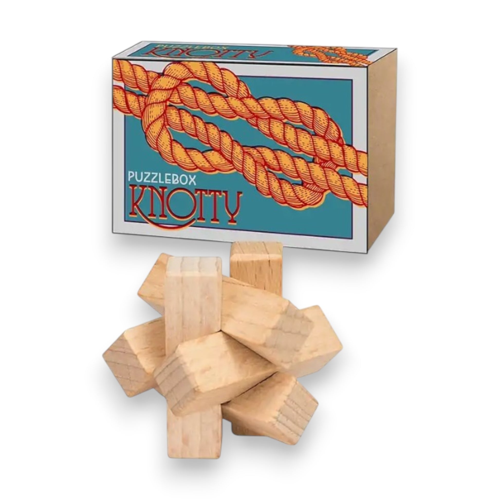 Vintage Puzzle Brainteaser Matchbox - Knotty - Mellow Monkey