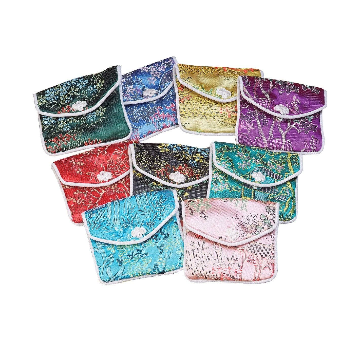 Mini Brocade Purse - 2-1/4-in - Assorted Colors - Mellow Monkey