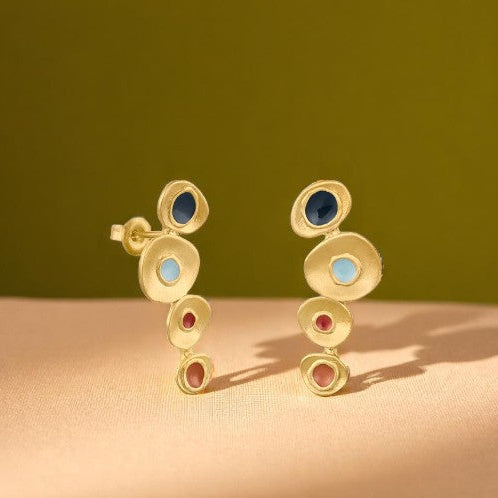 FAVORITA COLORS Earrings - Gold - Medium - Mellow Monkey