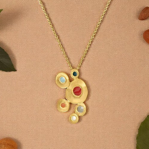 FAVORITA COLORS Necklace - Gold - Mellow Monkey