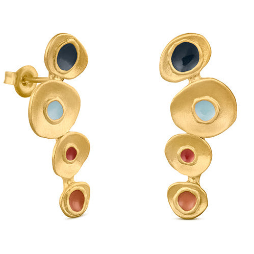 FAVORITA COLORS Earrings - Gold - Medium - Mellow Monkey