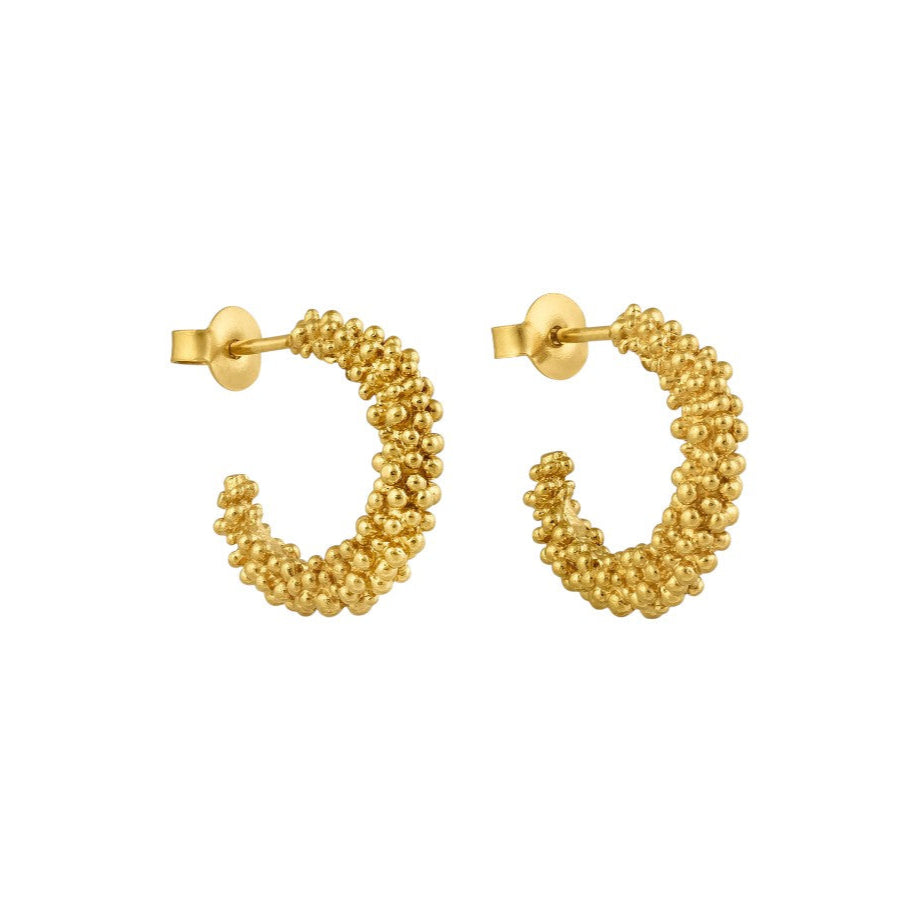 STARDUST Hoop Earrings - Gold - Small - Mellow Monkey