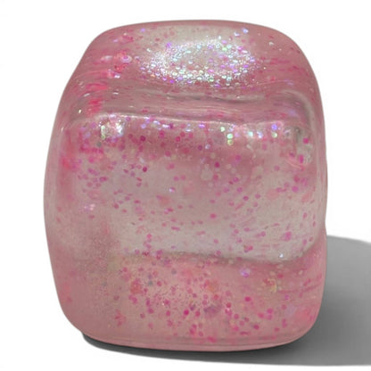 Glitter Squishy Cube - 2-in - Mellow Monkey