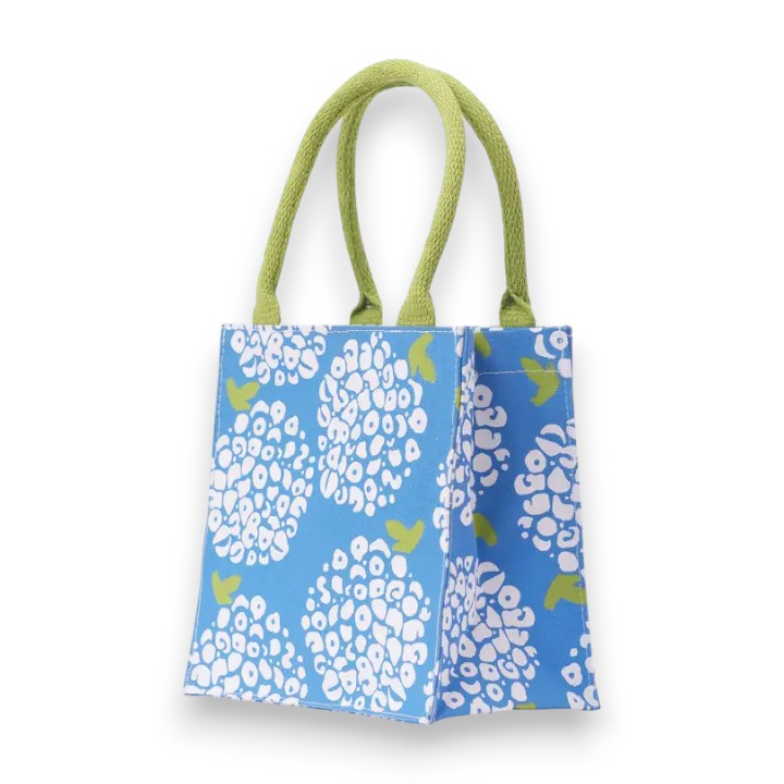 Hydrangea Clusters - Itsy Bitsy Fabric Gift Bag - Mellow Monkey