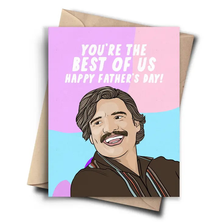You're the Best of Us - Happy Father's Day - Father's Day Greeting Card - Mellow Monkey