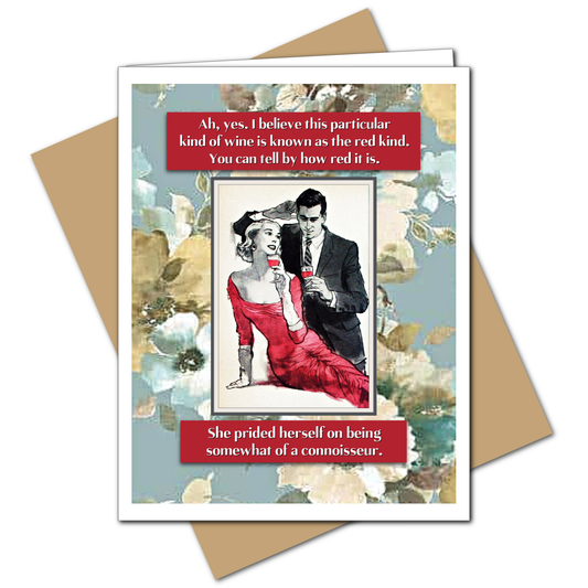 Red Wine - Everyday Card - Mellow Monkey