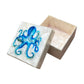 Capiz Blue Octopus - Trinket Box - 3-in - Mellow Monkey