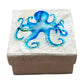 Capiz Blue Octopus - Trinket Box - 3-in - Mellow Monkey
