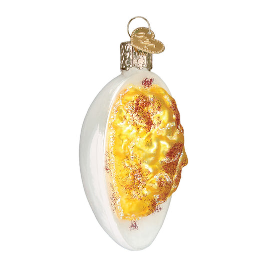 Deviled Egg - Old World Christmas Blown Glass Holiday Ornament - Mellow Monkey