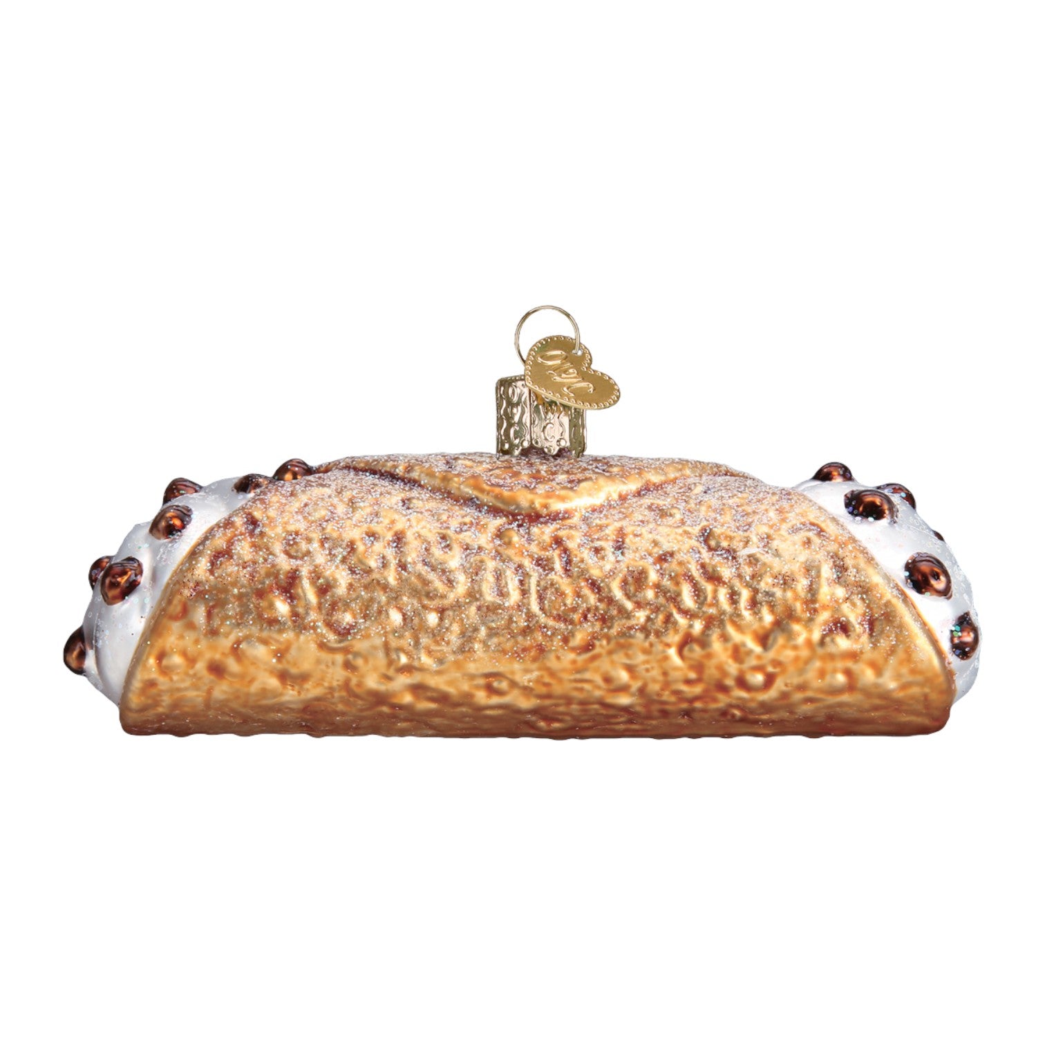 Cannoli - Old World Christmas Blown Glass Holiday Ornament - Mellow Monkey