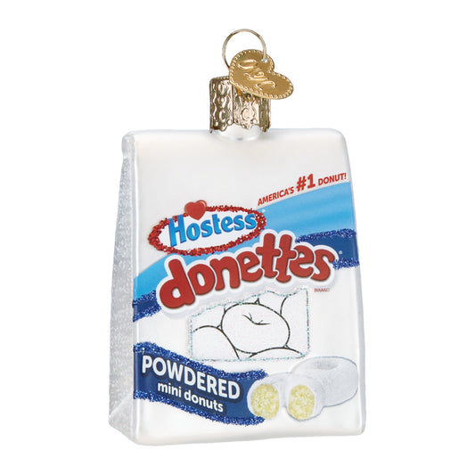 Hostess Donettes - Old World Christmas Blown Glass Holiday Ornament - Mellow Monkey