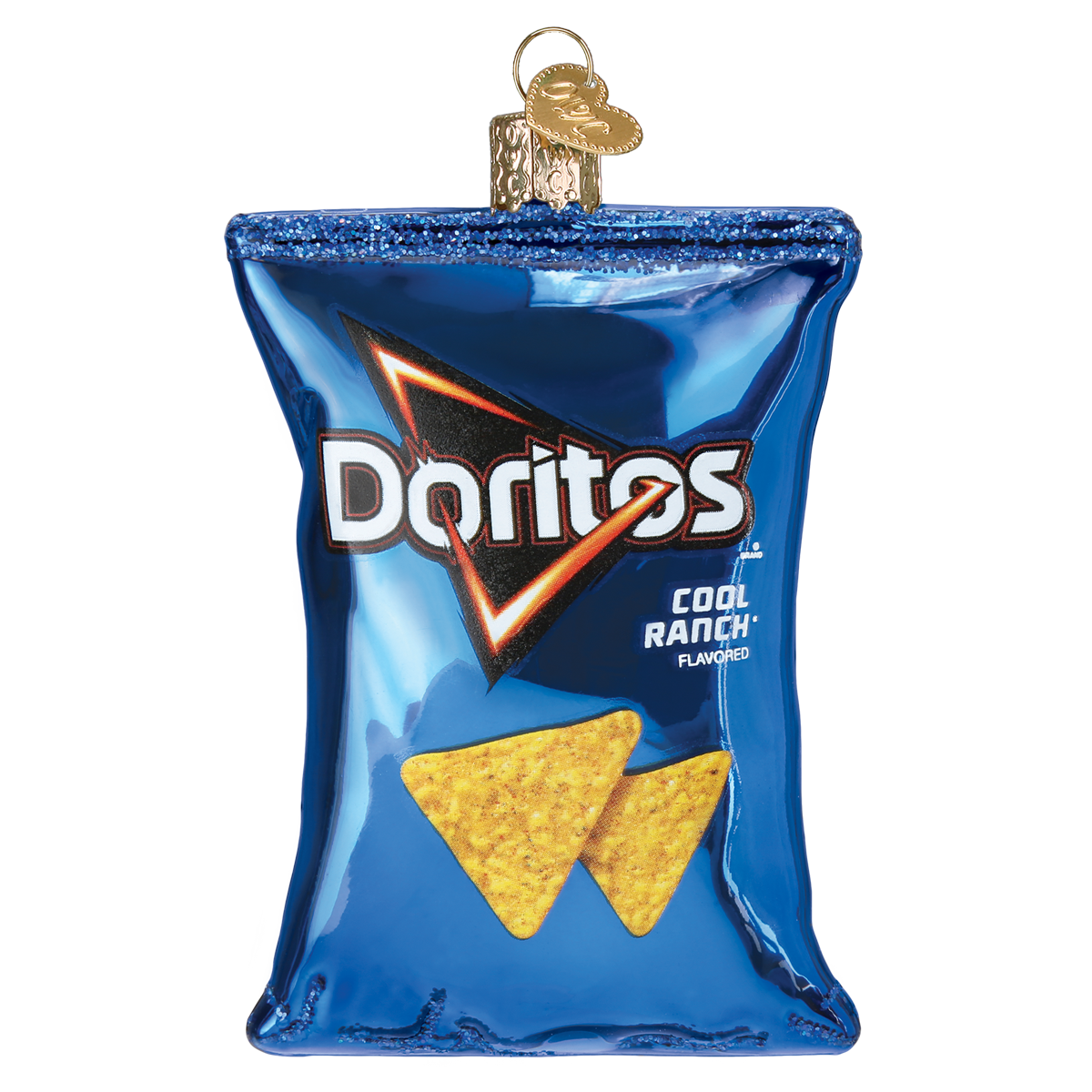 Doritos Cool Ranch Chips - Old World Christmas Blown Glass Holiday Ornament - Mellow Monkey