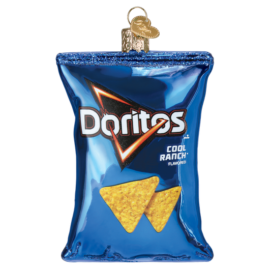 Doritos Cool Ranch Chips - Old World Christmas Blown Glass Holiday Ornament - Mellow Monkey