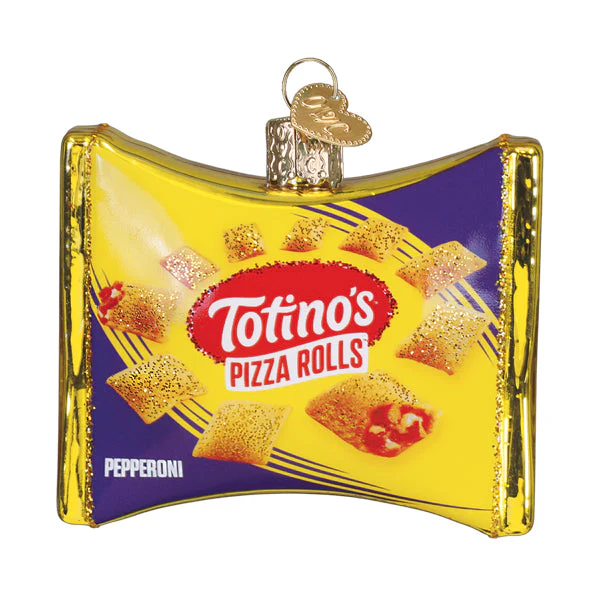 Totino's Pizza Rolls Bag - Old World Hand Blown Glass Christmas Ornament - Mellow Monkey
