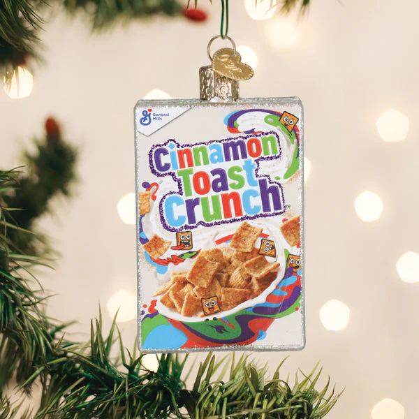 Cinnamon Toast Crunch Box - Old World Christmas Ornament - Mellow Monkey