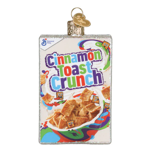 Cinnamon Toast Crunch Box - Old World Christmas Ornament - Mellow Monkey