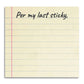 Per My Last Sticky - Funny Sarcastic Sticky Note Pad - Mellow Monkey