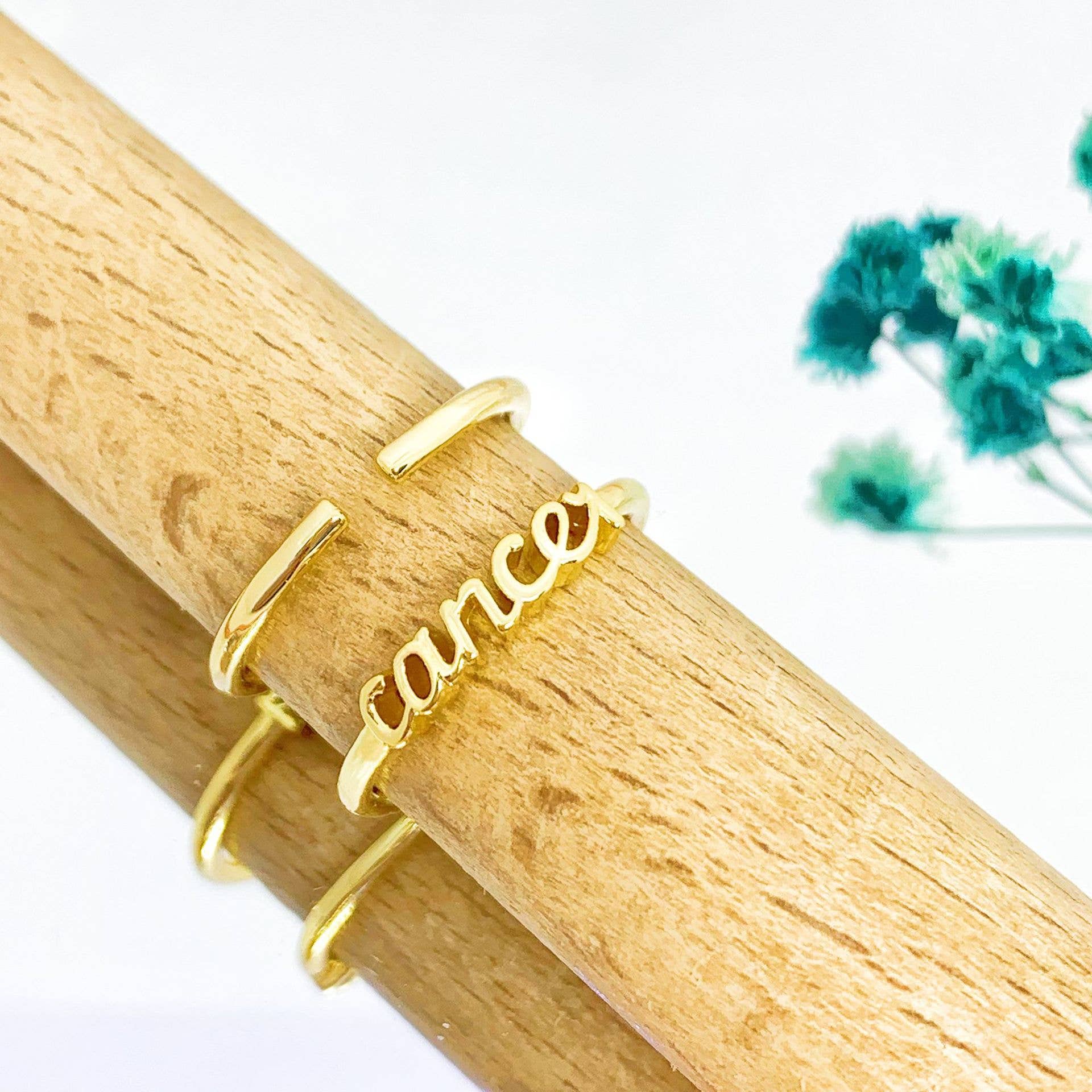 Zodiac Gold Ring - Mellow Monkey