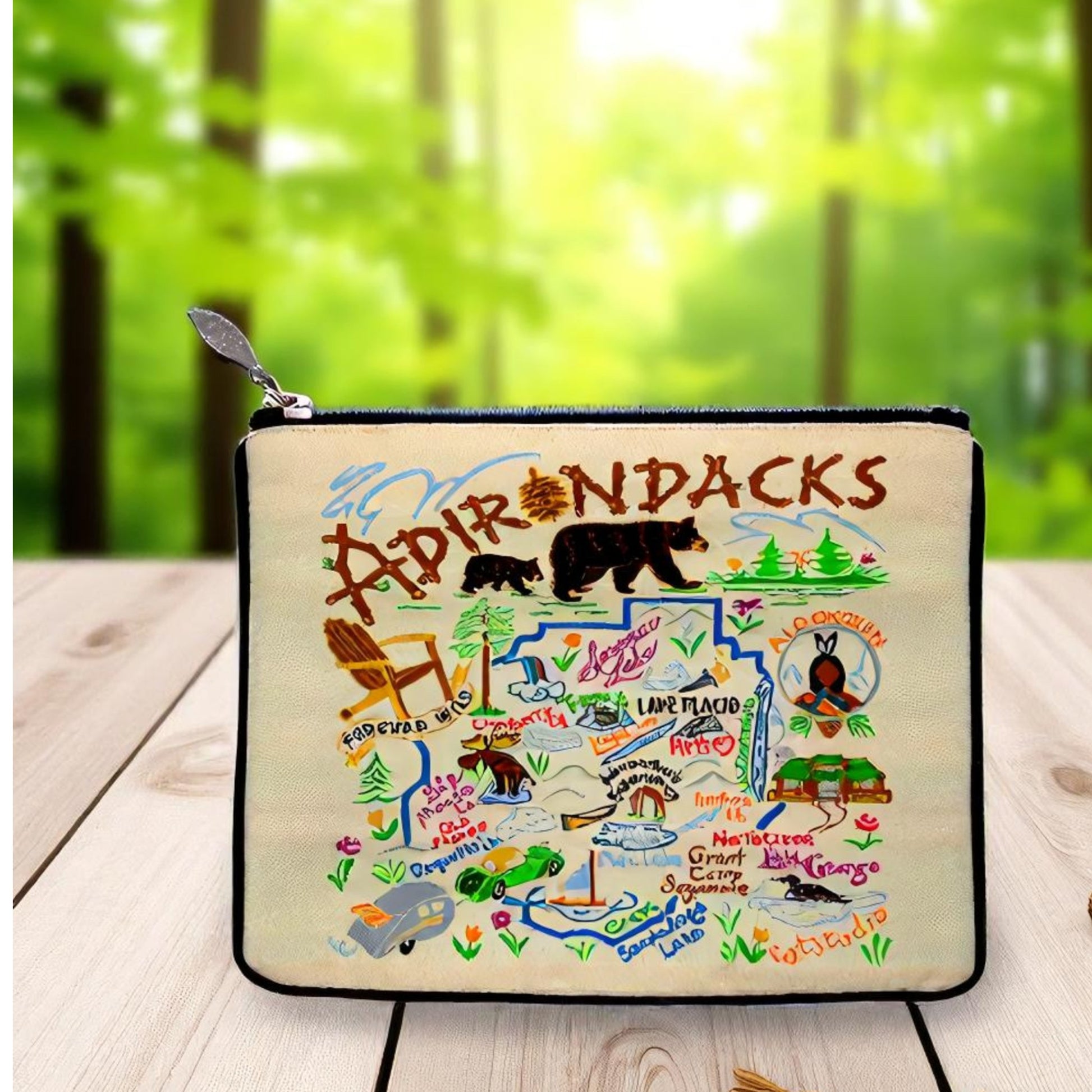 Adirondacks Zip Pouch - Mellow Monkey