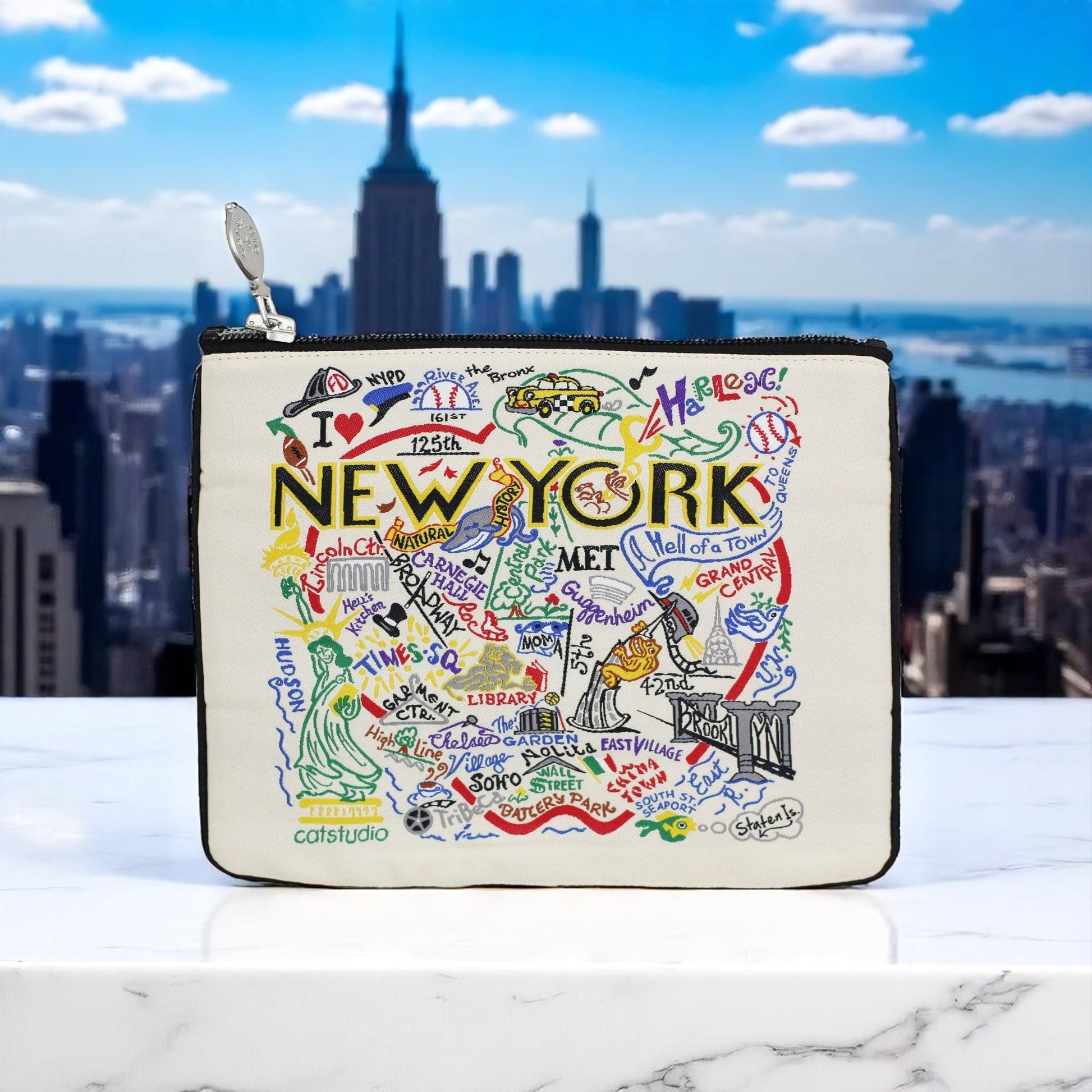 New York City Zip Pouch - Mellow Monkey