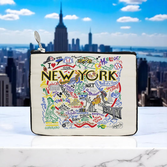 New York City Zip Pouch - Mellow Monkey