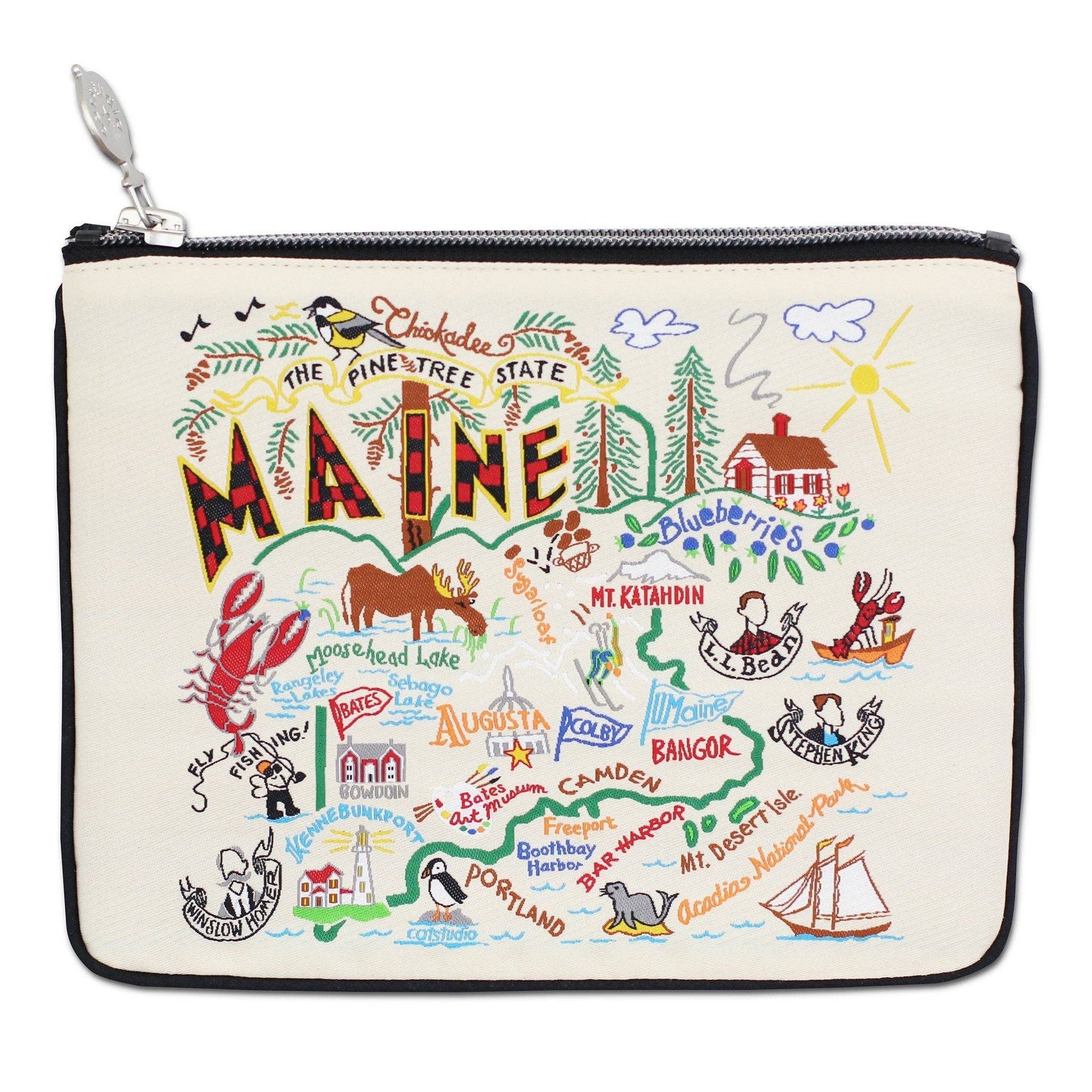 Maine Zip Pouch - Mellow Monkey