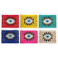 Beaded Evil Eye Seed Bead Coin Purse Pouch - 4-in