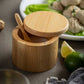 Salt Box with Spoon - Bamboo