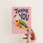 Rose-Crowned Fruit Dove Thank You Greeting Card - Mellow Monkey