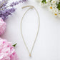 Gold Daisy with Pearl Pendant Necklace - Mellow Monkey