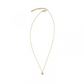 Gold Daisy with Pearl Pendant Necklace - Mellow Monkey