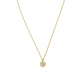 Gold Daisy with Pearl Pendant Necklace - Mellow Monkey
