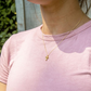 Gold Mushroom Pendant Necklace - Mellow Monkey