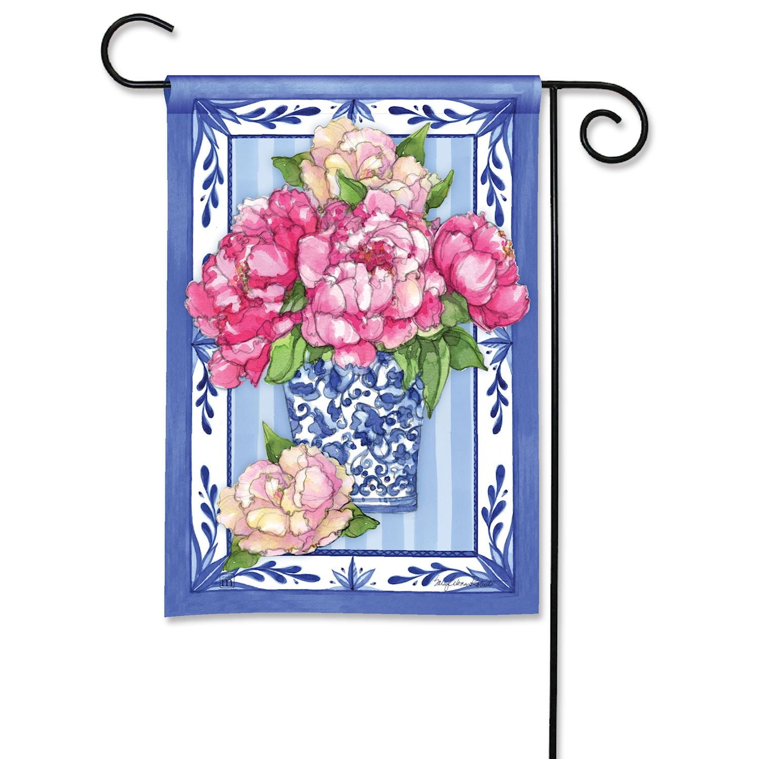 Pretty Petals Garden Flag- 12-1/2 x 18-in From Studio M - Mellow Monkey