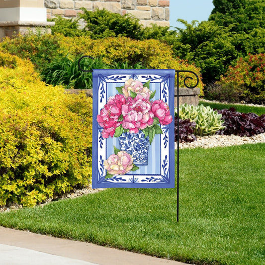 Pretty Petals Garden Flag- 12-1/2 x 18-in From Studio M - Mellow Monkey