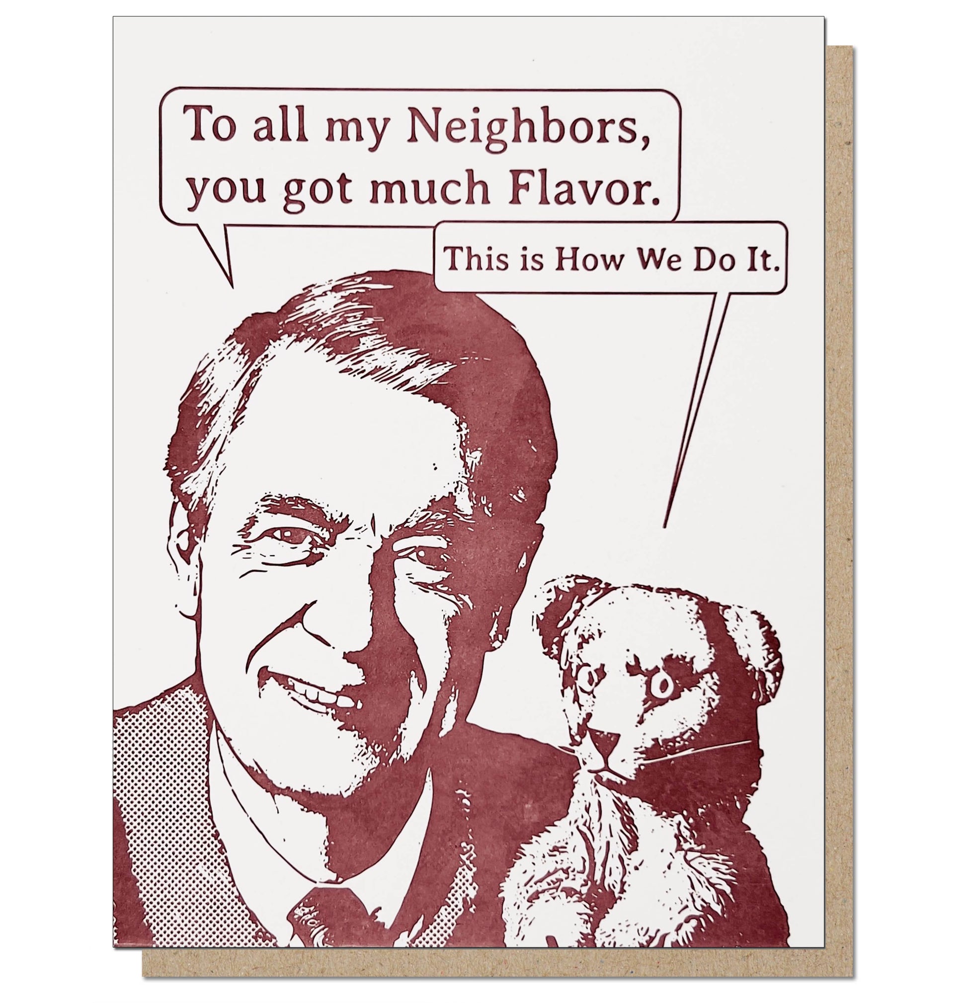 This is How We Do It In The Neighborhood - Greeting Card - Mellow Monkey