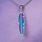 Feather Necklace  - Northern Lights - Mellow Monkey