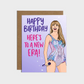 Here's to a New Era - Birthday Greeting Card