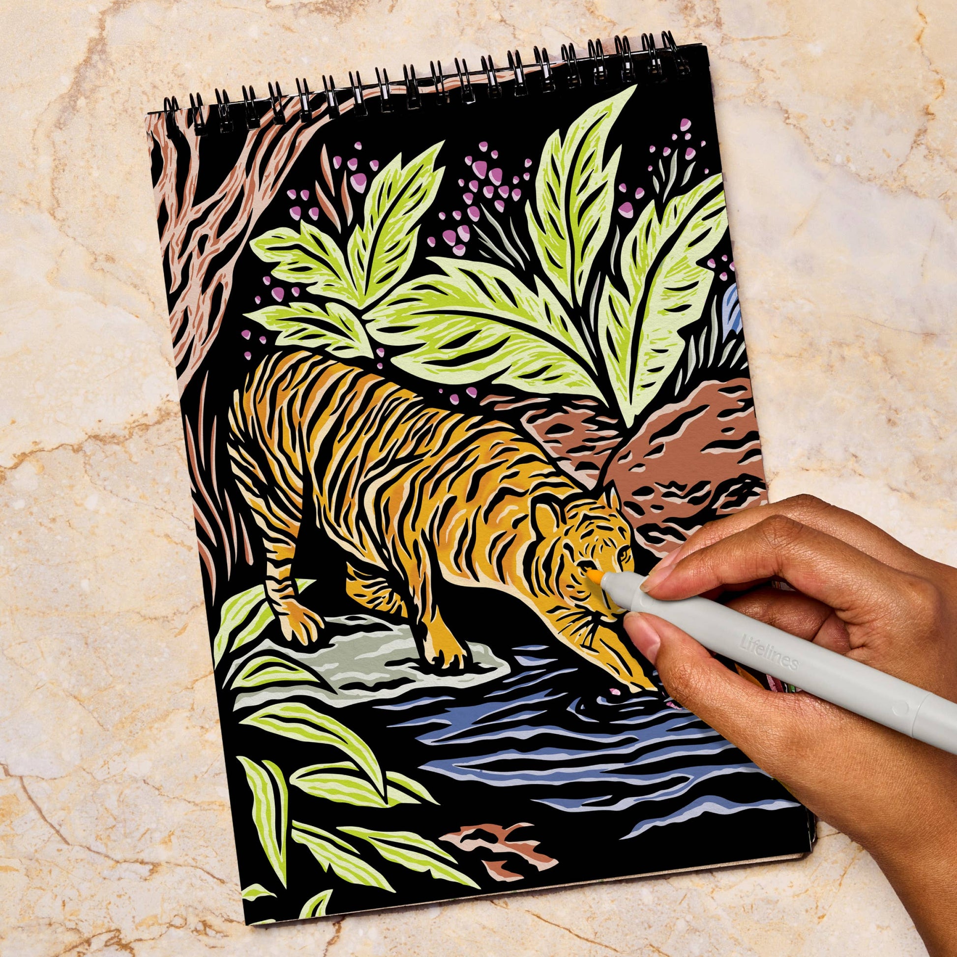 FlowArt - Hidden Pattern - Animals - Mellow Monkey